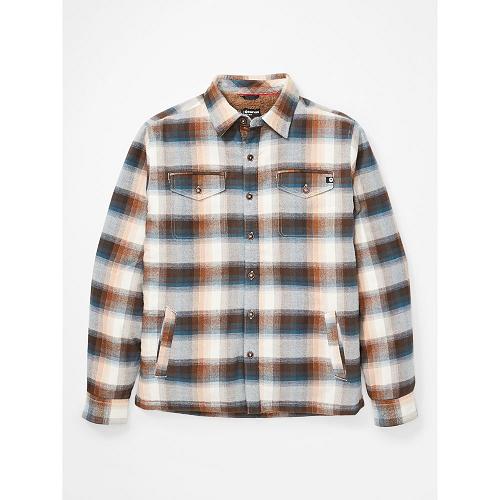 Marmot Clothes Brown NZ - Ridgefield Shirts Mens NZ4610827